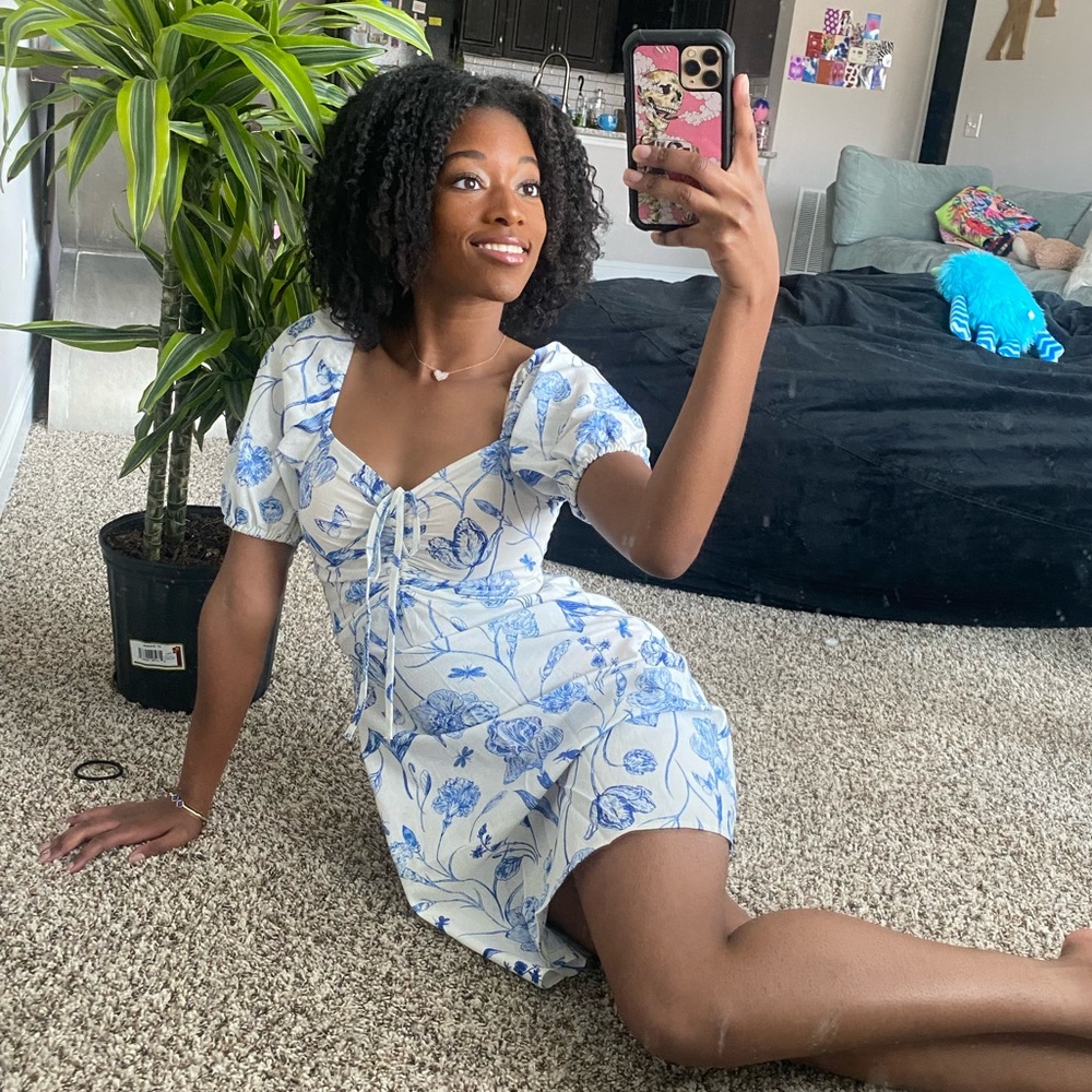 Paisley summer picnic dress